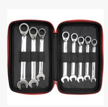 易爾拓 YT-3908 EVA雙向棘輪兩用扳手組套 8件套