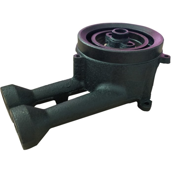 天燃气灶炉头煤气灶配件灶具嵌入式铸铁炉头加厚100高脚炉头通用