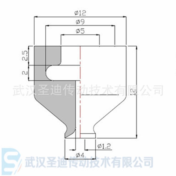 真空施迈茨PIAB VP4L 图纸 国产真空发生器 真空吸笔端拾器吸盘