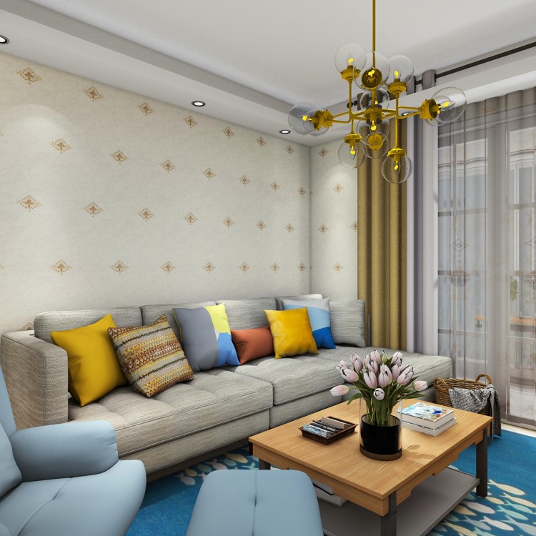 刺绣无缝壁布墙布 电视墙背景墙欧式绣花厂家直销批发