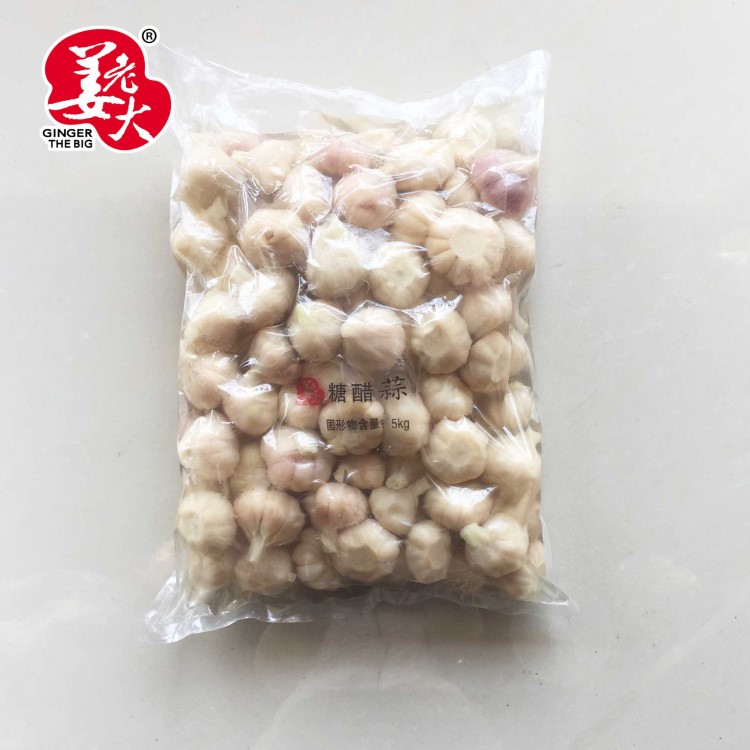 加工生产姜老大糖醋蒜头大包装泡菜下饭菜甜蒜白糖蒜20斤 /箱包装