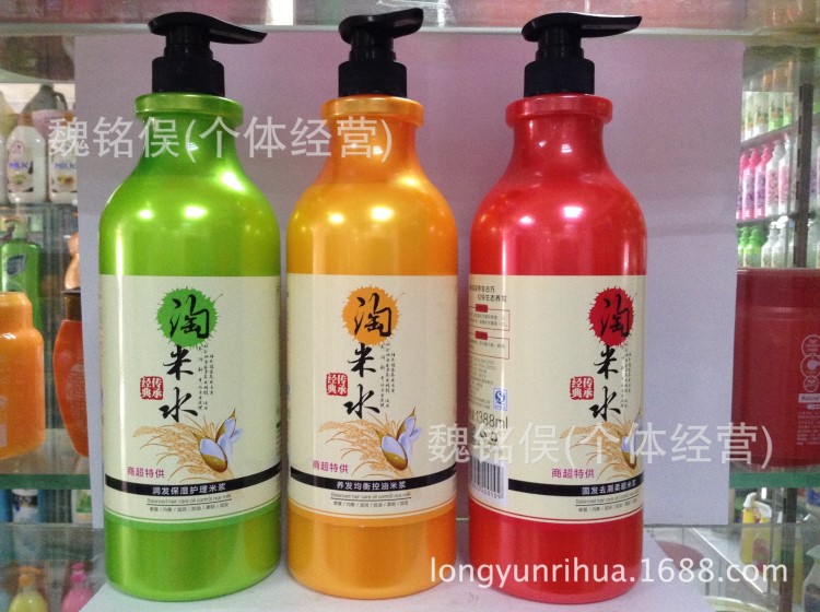 廠家批發(fā) 1388毫升大瓶淘米水升級(jí) 洗發(fā)水去屑 商超量大便宜