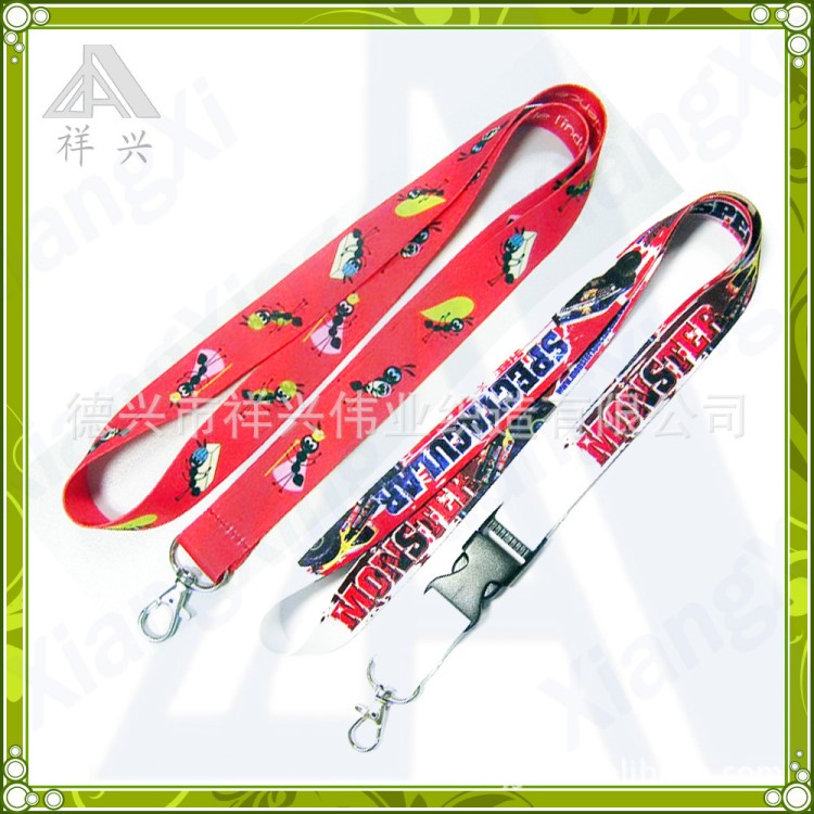 廠家直銷lanyard 絲印熱轉(zhuǎn)印 電腦提花掛繩 掛脖子掛帶 證件掛繩