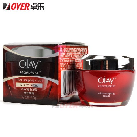 Olay玉蘭油新生塑顏金面霜50G-大紅瓶 滋潤