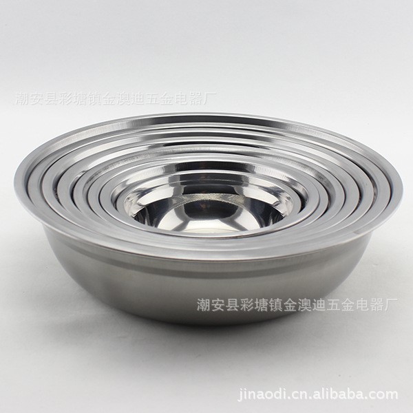 贈(zèng)品禮品 不銹鋼湯盆 菜盆 面盆 圓盆 湯碗 飯盆 14cm28cm