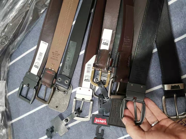 速賣通 李維斯庫存出口腰帶 原單尾貨保真