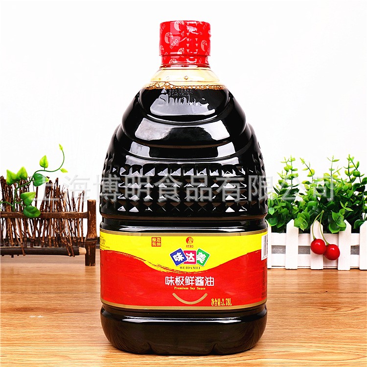 包邮欣和味达美味极鲜酱油3.78L 特级黄豆酿造酱油凉拌生抽调味料