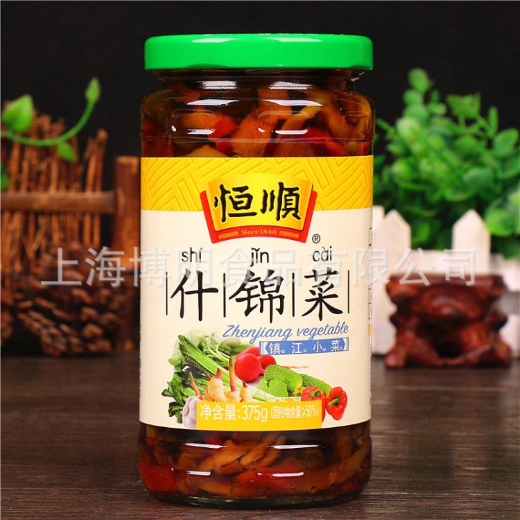 包郵 恒順什錦菜375g腌制泡菜醬菜咸菜咸菜下飯菜小菜 鎮(zhèn)江特產(chǎn)