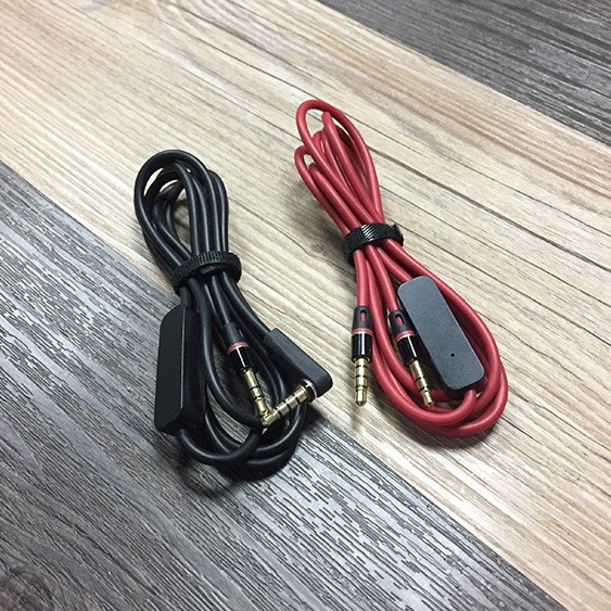 3.5mm公對公帶麥音頻線 頭戴式耳機連接線 通用彎頭直頭對錄線