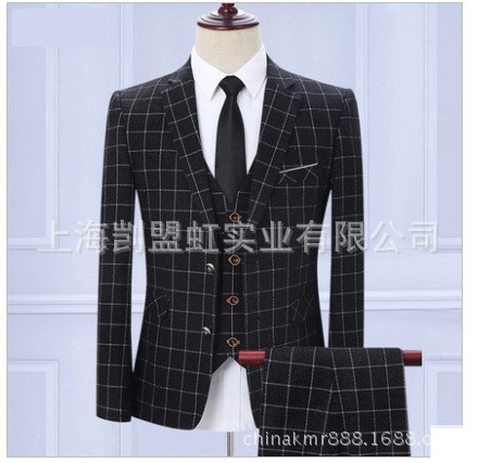 定做男士商務(wù)西服工廠 英倫風(fēng)格西服套裝定制 來樣訂做西裝廠