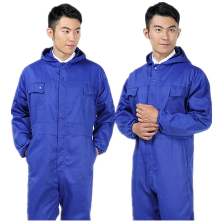秋冬長袖滌棉色連體工作服 穿著舒適耐麿 廠家批發定制