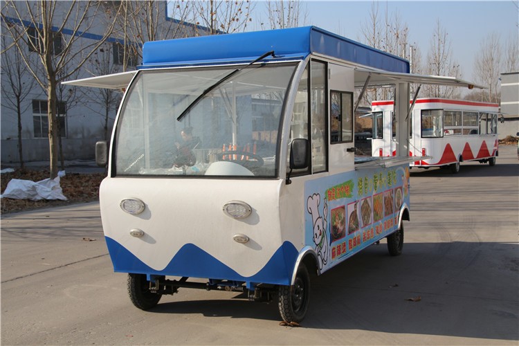 迷你小餐車 廠家生產(chǎn)各種車型四輪手抓餅早餐車 電動羊肉串燒烤車