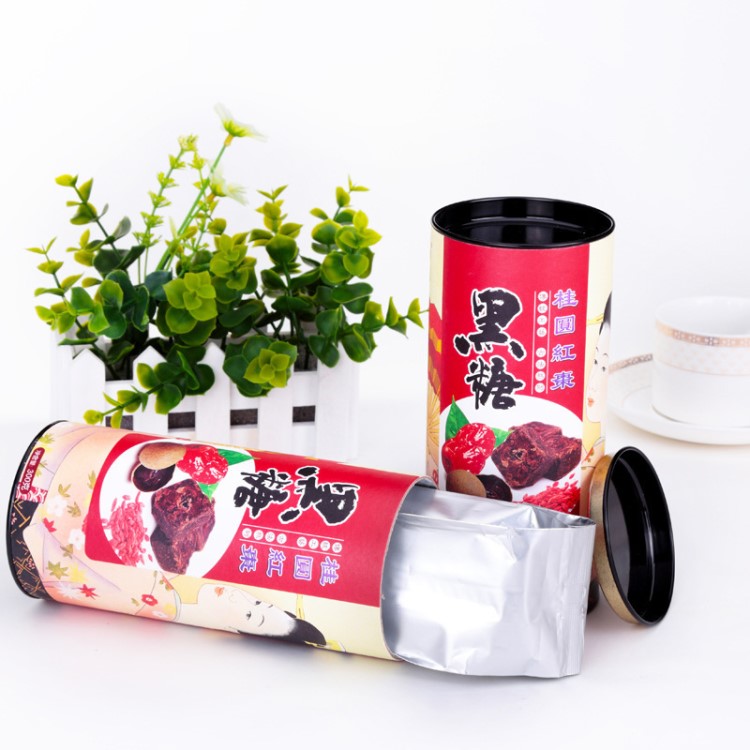 牛葫芦黑糖块280g/罐台湾食品 老姜玫瑰桂花桂圆红枣口味黑糖