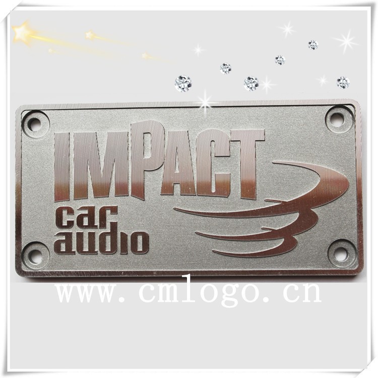 工廠定制 高光鋁商標 航空鋁箱金屬銘牌 制作儀器箱子銘板