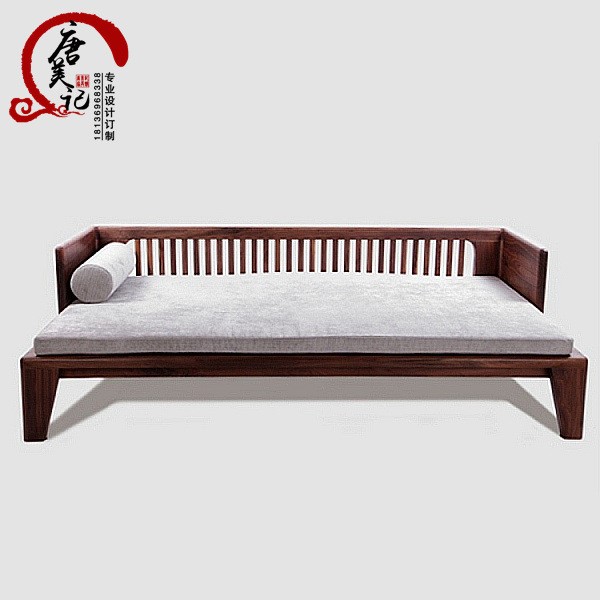 羅漢床榻實木沙發(fā)組合 明清仿古現(xiàn)代新中式簡約別墅客廳家具定制