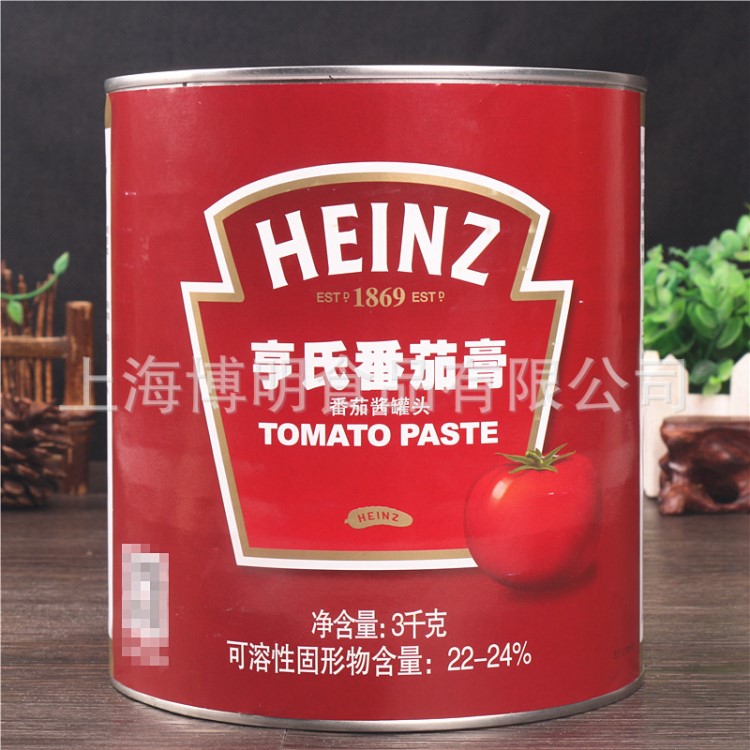 HEINZ茄膏亨氏番茄膏3KG 高濃度番茄醬 披薩意大利面底醬西餐配料