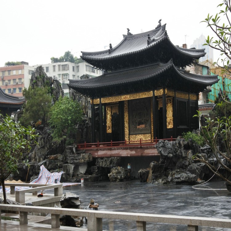 廣州粵劇博物館活動(dòng)折疊屏風(fēng) 移動(dòng)隔斷墻 酒店 折疊門佛山建材