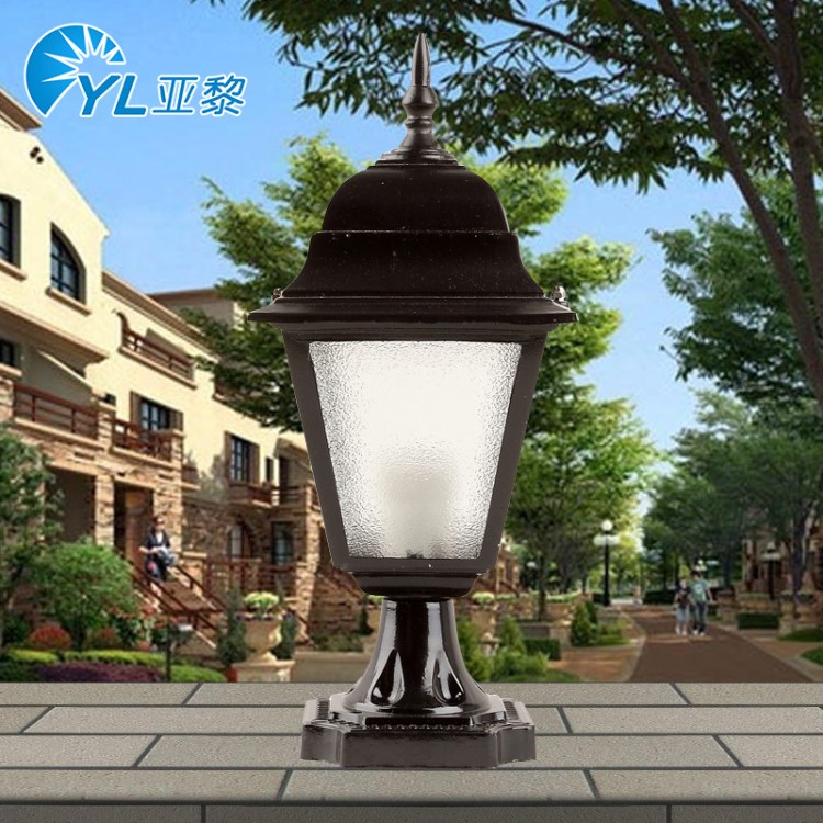陽臺燈戶外柱頭防水室外燈四方立柱墻頭圍墻燈歐式欄桿庭院燈