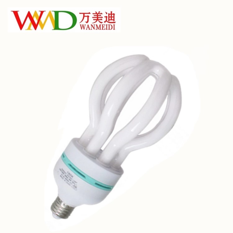 批發(fā)供應(yīng)卡口螺口 85W/105W/125W4u蓮花燈 大瓦數(shù)佛手U型節(jié)能燈泡