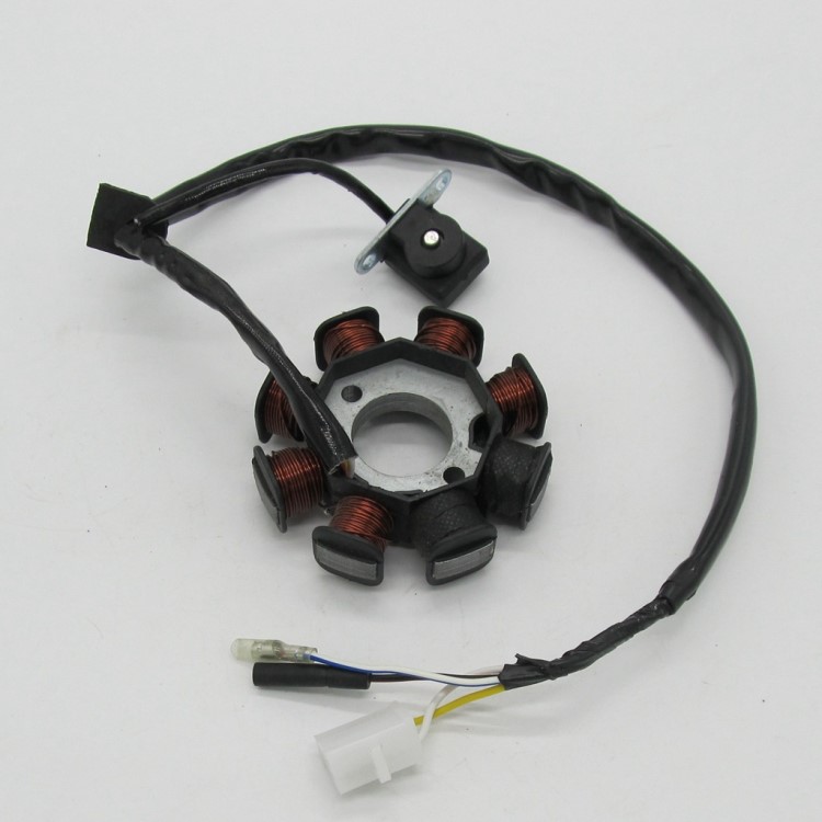 ATV 摩托車磁電機(jī)定子線圈 8 Pole Magneto Stator GY6 50 Coil