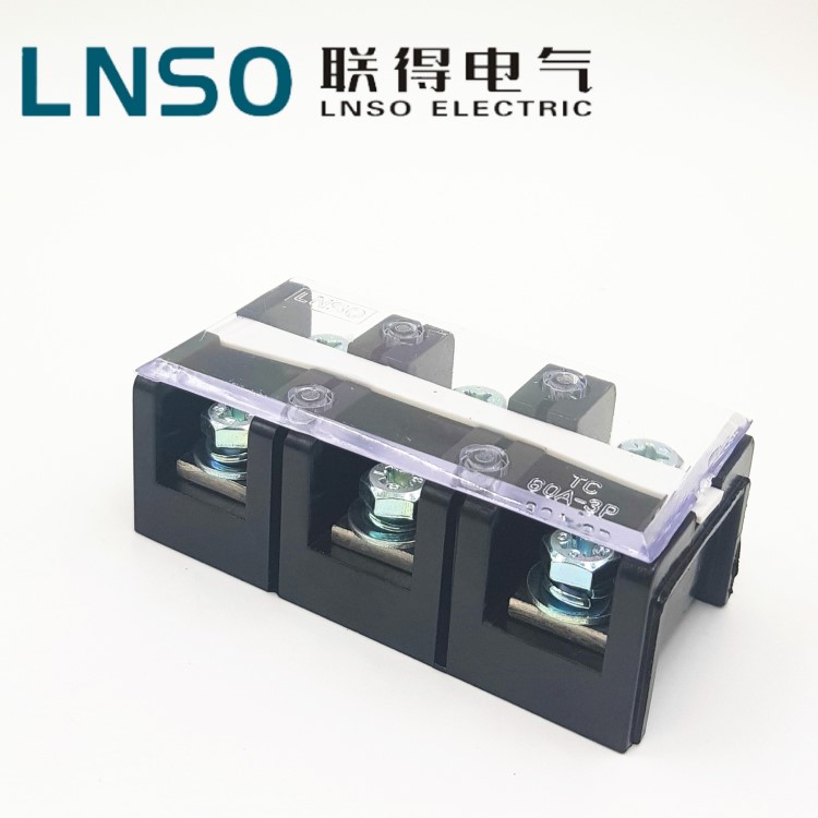 大電流接線端子排TC-603  60A3P 銅厚度3mm 電氣成套設備電源端子