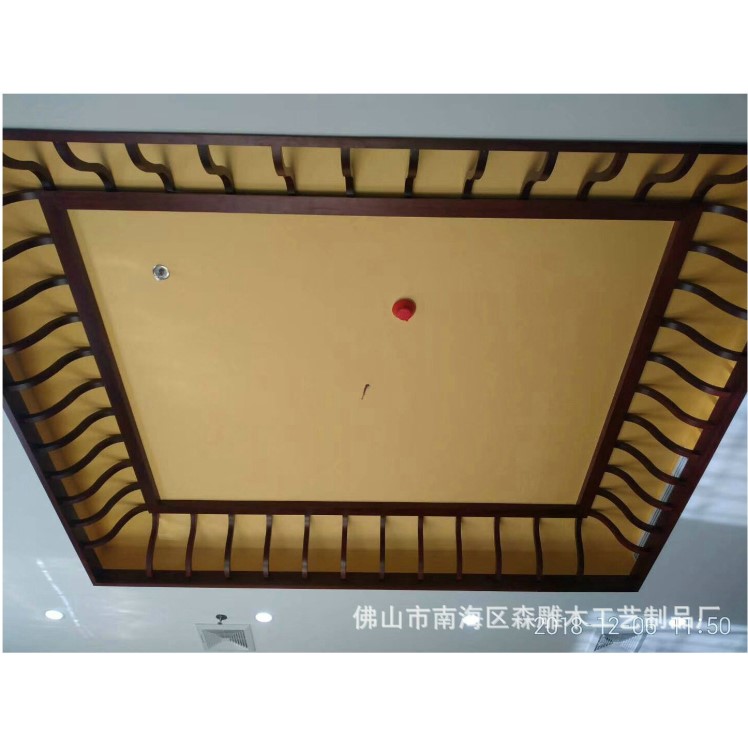 廠家定制實(shí)木天花吊頂 酒店度假村木屋專用集成吊頂