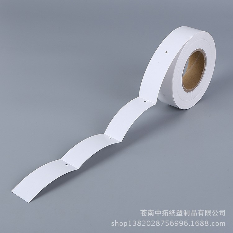 空白卷筒打印服裝吊牌直銷批發(fā) 精美環(huán)保通用卷筒手提袋吊粒定做