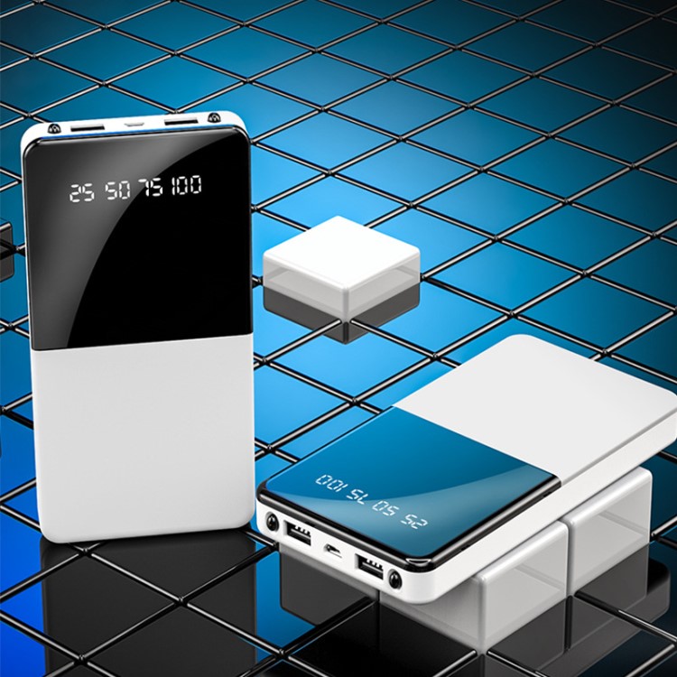 廠家直銷現(xiàn)貨低價跑量移動電源 塑料電鍍鏡面定制大容量移動電源
