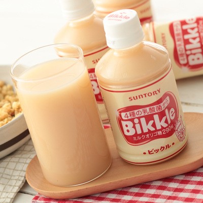 日本食品三得利益力多bikkle4种活性乳酸菌饮料280ml24瓶件