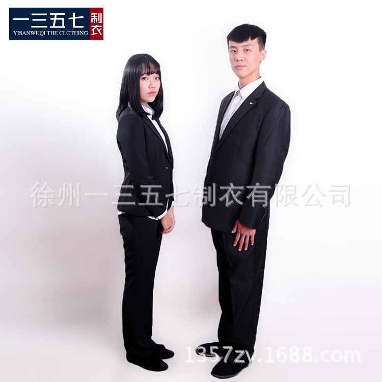 供应职业装女士男士装商务男装职业正装修身西工作服定制批发西服