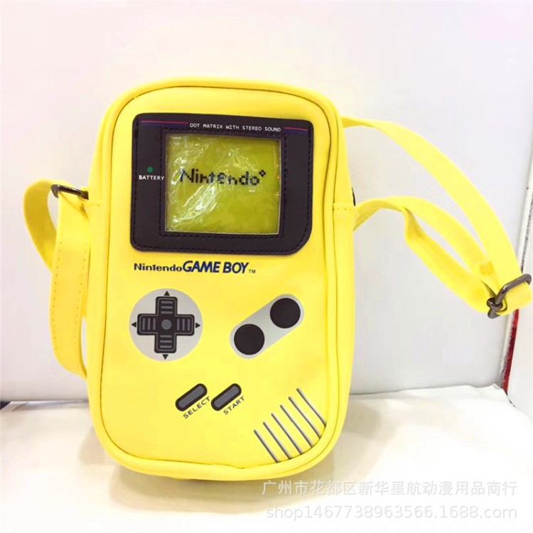 任天堂GAMEBOY游戲機(jī)PU 單肩斜挎背包迷你學(xué)生男女單肩斜挎小包