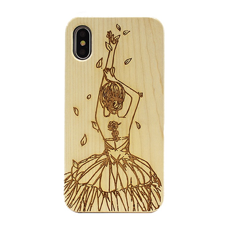 適用蘋果x手機(jī)殼iPhone xs tpu木質(zhì)手機(jī)殼實(shí)木保護(hù)套新款手機(jī)殼