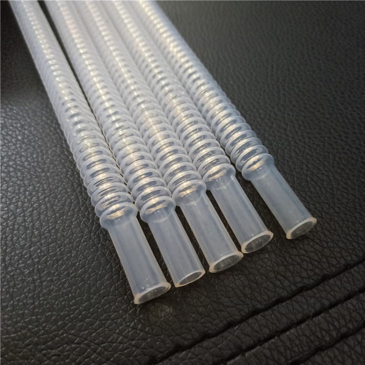 鐵氟龍直紋管，四氟直紋管化學液體輸送管5.8*8.2MM