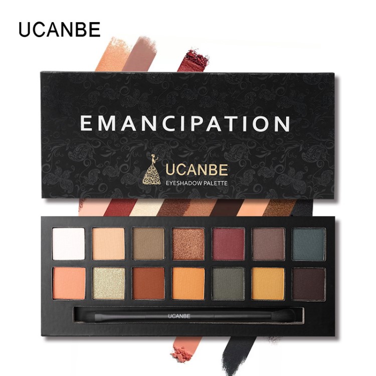 ucanbe EMANCIPATION 14色眼影盤 文藝復(fù)興粉色系眼影彩妝盤