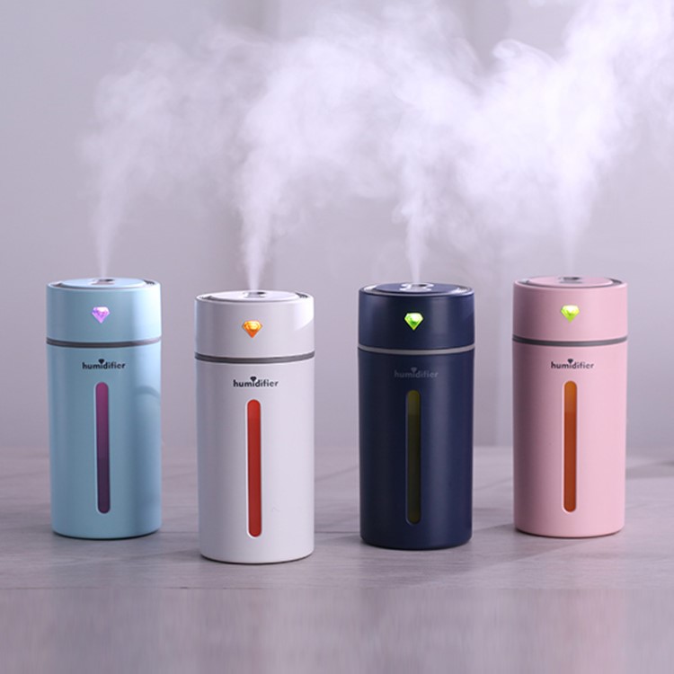新款空氣凈化辦公家用迷你噴霧型加濕器 USB加氧補水儀創(chuàng)意磚石杯
