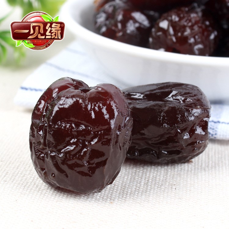 一見緣滄州特產無核蜜棗金絲棗300g 阿膠棗包粽子棗批發代發零售