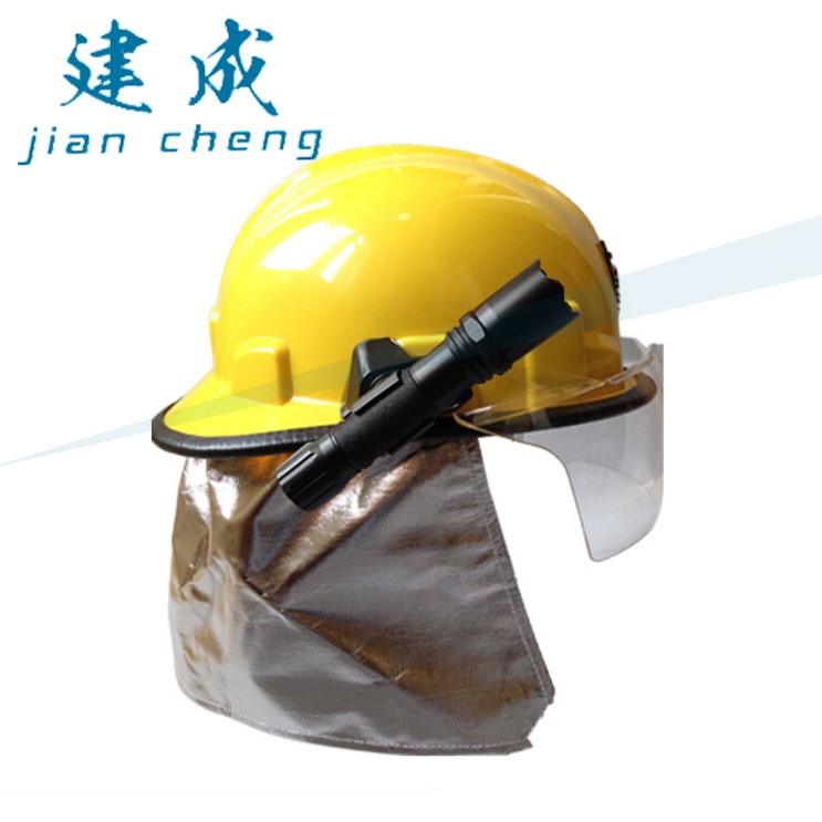 新款鋁箔披肩頭盔 搶險(xiǎn)救援頭盔 韓式消防頭盔 救火消防頭盔