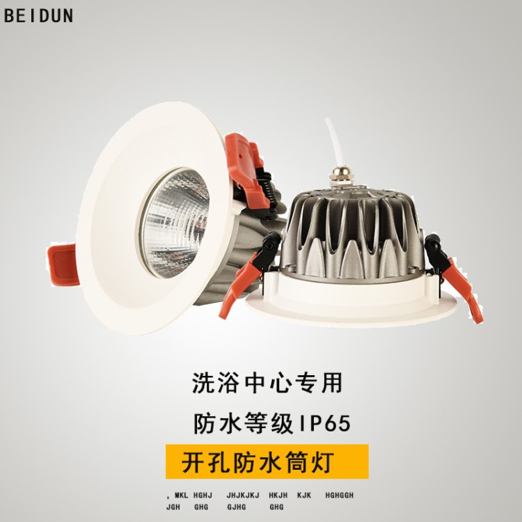 led防?？罘浪矡羯錈鬒P65洗浴中心浴池嵌入式12W20W30W防水桑拿