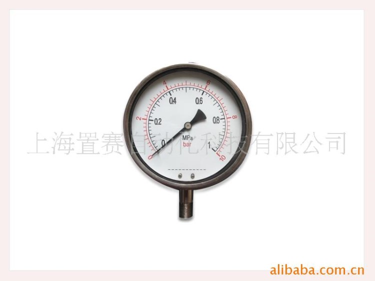 德國TECSIS P1454充油耐震壓力表泰科思不銹鋼徑向油壓表0-40bar