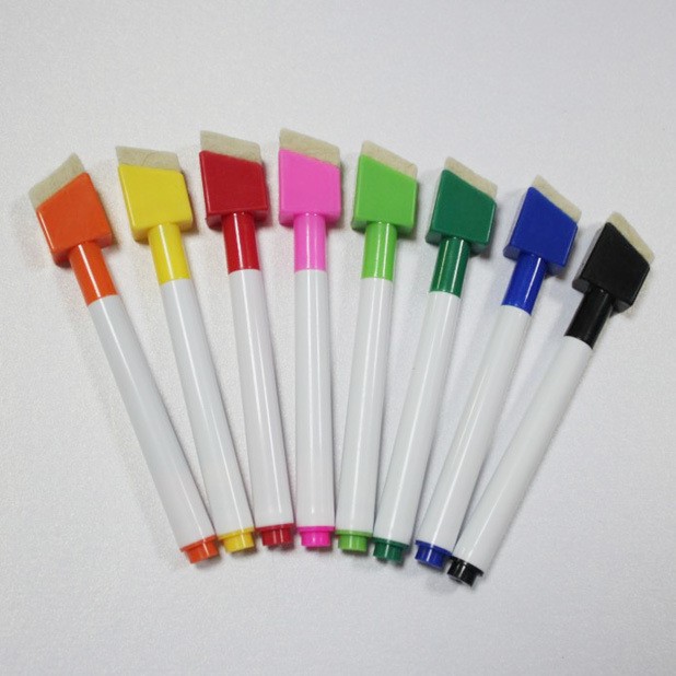 凱虹宇廠家定制帶刷斜頭筆帽白板筆環(huán)保兒童白板筆Whiteboard pen