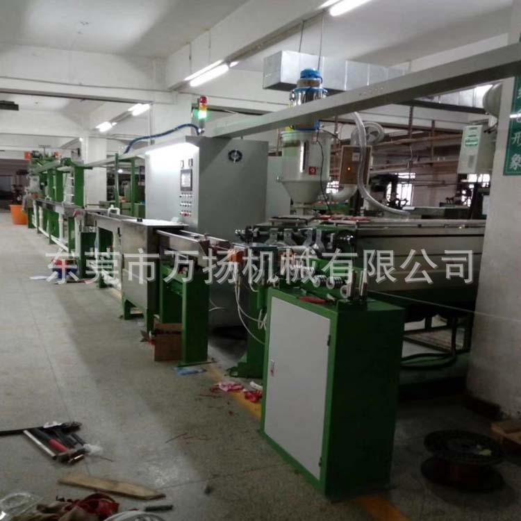 東莞供應單螺桿塑料擠出機PVC生產線機器電線纜生產設備