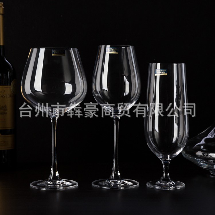 2019新品捷克波西米亞水晶紅酒杯香檳氣泡酒結(jié)婚交杯酒手工杯