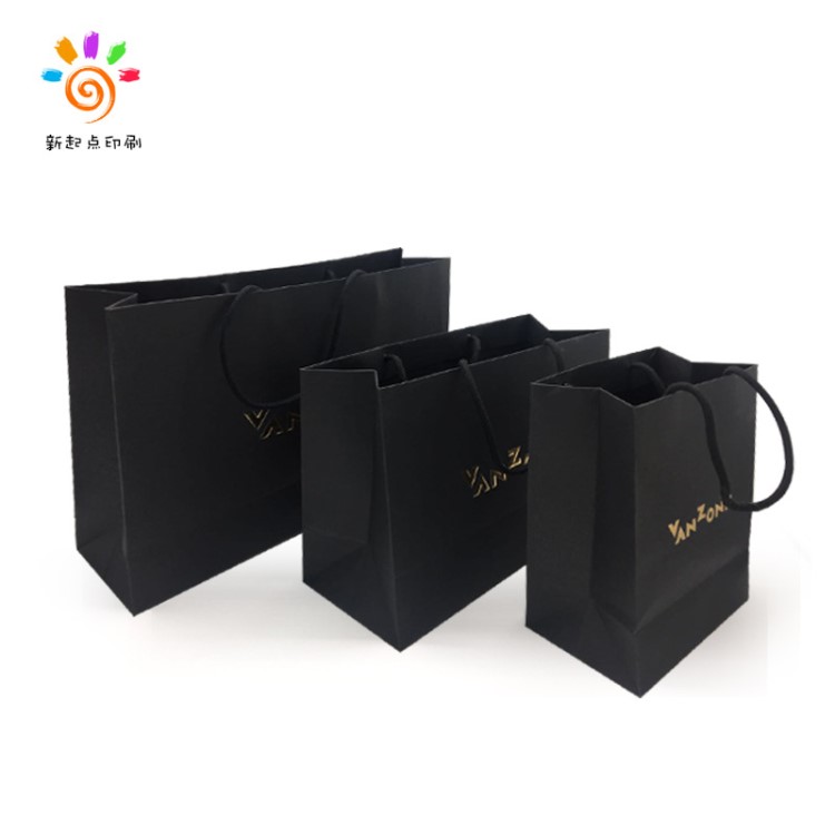 廠家定做精美禮品袋紙袋手提袋服裝購物紙袋定制logo牛皮