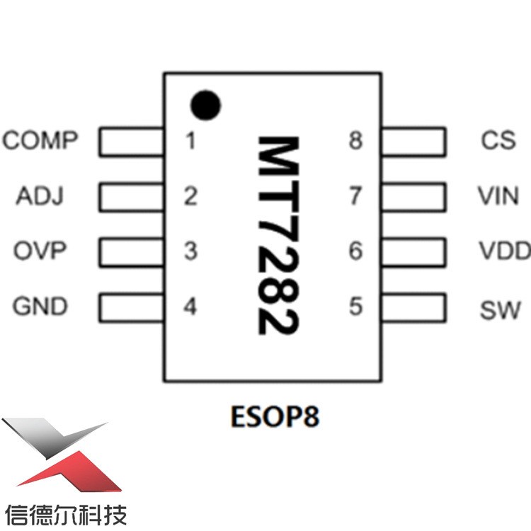 供應(yīng)現(xiàn)貨MT7282 MAXIC ESOP8 LED低壓恒流驅(qū)動IC 集成電路 原裝