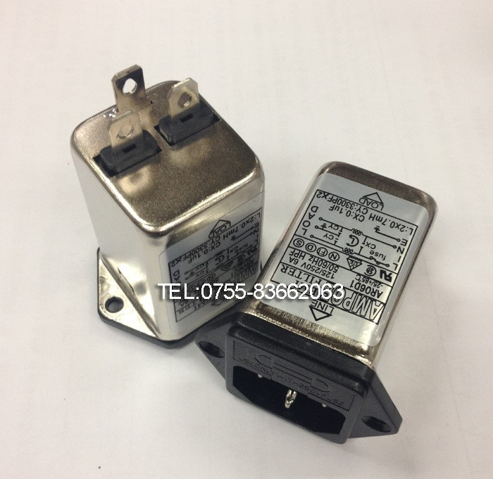 單相保險插座式通用型電源濾波器AR06D1 量大價優