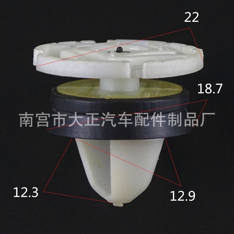 適用于標(biāo)致206 307 408 508雪鐵龍C4L愛麗舍世嘉門內(nèi)飾板固定卡扣