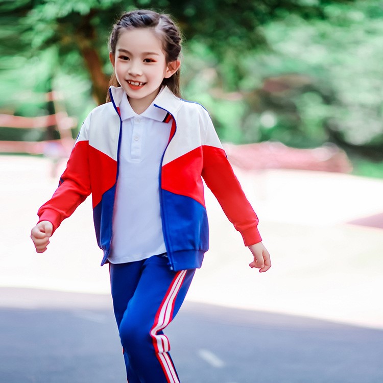 小學(xué)生班服春秋套裝幼兒園園服校服運(yùn)動(dòng)裝秋季長袖新款棉定制服