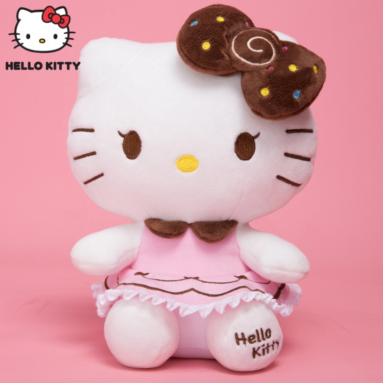 长亿Hello Kitty毛绒玩具娃娃巧克力凯蒂猫三丽鸥公仔送生日礼物