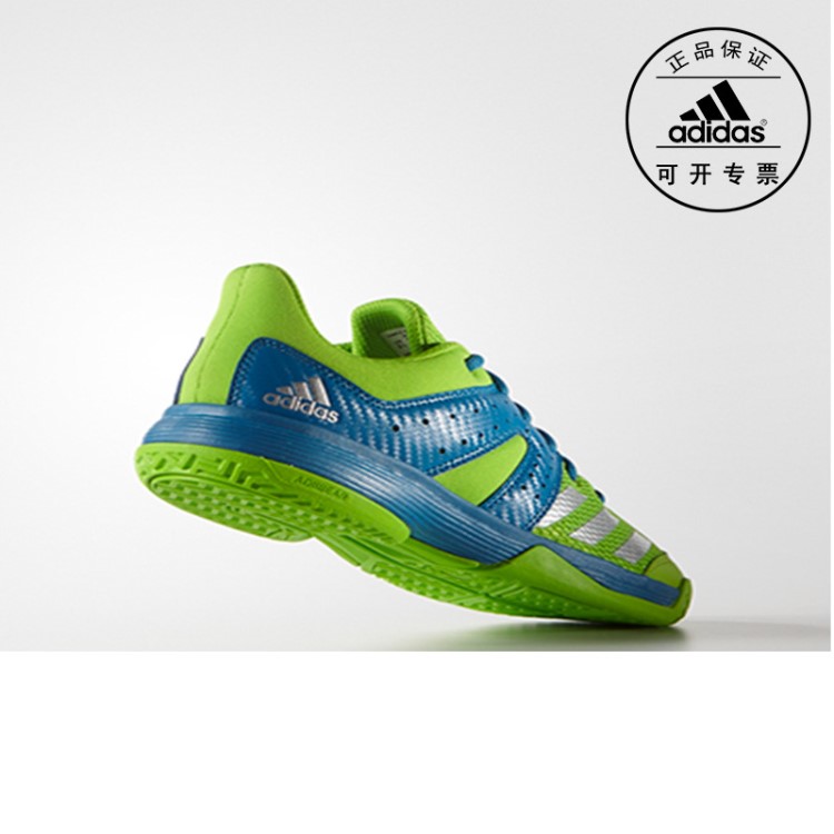 adidas/阿迪達(dá)斯兒童羽毛球鞋夏季新款訓(xùn)練羽毛球AQ6086