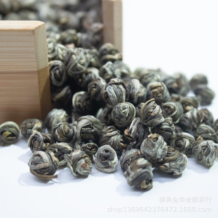 2019年新茶叶春茶绿茶茉莉龙珠广西横县茉莉花茶产地直销散装批发